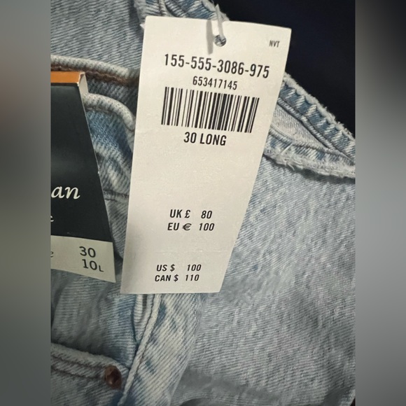 Abercrombie & Fitch High-Rise 90s Relaxed Jeans (Curve Love) - Picture 2 of 4